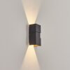 COORABIE Outdoor Wall Light LED black, 2-light sources