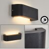 KIRKHALL Outdoor Wall Light LED black, 1-light source