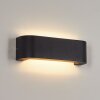 KIRKHALL Outdoor Wall Light LED black, 1-light source