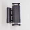 AMYTON Outdoor Wall Light black, 2-light sources