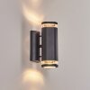 AMYTON Outdoor Wall Light black, 2-light sources
