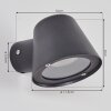 COOK Outdoor Wall Light anthracite, 1-light source