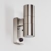 BESSIEBELLE Outdoor Wall Light stainless steel, 2-light sources, Motion sensor