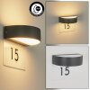 FLETCHER Outdoor Wall Light LED anthracite, 2-light sources