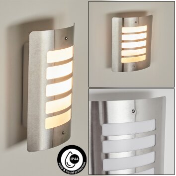 MALENY Outdoor Wall Light stainless steel, 1-light source