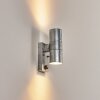 BESSIEBELLE Outdoor Wall Light galvanized, 2-light sources, Motion sensor