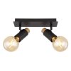 Globo MATTI Ceiling Light Ecru, black, 2-light sources