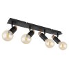 Globo MATTI Ceiling Light Ecru, black, 4-light sources