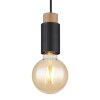 Globo MATTI Pendant Light Ecru, black, 1-light source