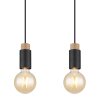 Globo MATTI Pendant Light Ecru, black, 4-light sources