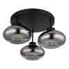 Globo SHAUN Ceiling Light black, 3-light sources