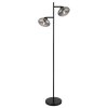 Globo SHAUN Floor Lamp black, 2-light sources