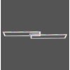 Leuchten-Direkt FELIX60 Ceiling Light LED brushed steel, 1-light source, Remote control, Colour changer