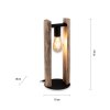 Leuchten-Direkt LOG Table lamp Ecru, 1-light source