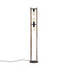 Leuchten-Direkt LOG Floor Lamp Ecru, 3-light sources
