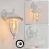 TINGHA Outdoor Wall Light white, 1-light source