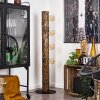 CANEDO Floor Lamp Dark wood, black, 4-light sources