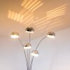 NIKKALA Floor Lamp chrome, 5-light sources