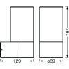 LEDVANCE SMART+ Outdoor Wall Light grey, 1-light source