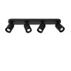 Lucide PUNCH Ceiling Light black, 4-light sources
