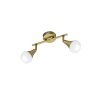 Trio-Leuchten Trumpet Ceiling Light brass, 2-light sources