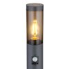 Globo BOSTON path light anthracite, 1-light source, Motion sensor