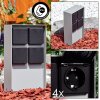 REIGOLIL outdoor socket grey, black