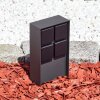 REIGOLIL outdoor socket anthracite, black