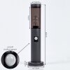 GABORONE pedestal light anthracite, 1-light source, Motion sensor