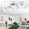 VILLASECA Ceiling Light LED matt nickel, 4-light sources