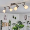 VILLASECA Ceiling Light LED matt nickel, 4-light sources