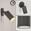 BESSIEBELLE Outdoor Wall Light black, 1-light source
