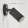 BESSIEBELLE Outdoor Wall Light black, 1-light source