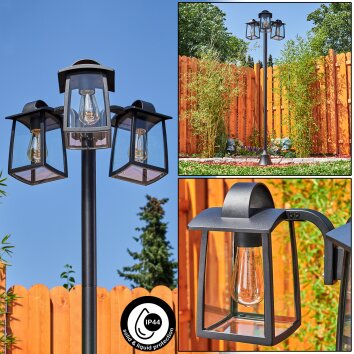 TROSA Lamp Post black, 3-light sources