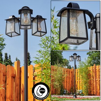 TROSA Lamp Post black, 3-light sources