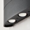 TRAPATRAPA Outdoor Wall Light LED anthracite, 6-light sources