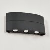 TRAPATRAPA Outdoor Wall Light LED anthracite, 6-light sources