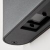 TRAPATRAPA Outdoor Wall Light LED anthracite, 2-light sources