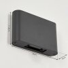TRAPATRAPA Outdoor Wall Light LED anthracite, 2-light sources