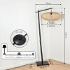 BROOKER Floor Lamp black, 1-light source