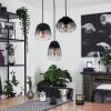 MECHAICO Pendant Light black, 3-light sources