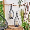 QUILLAGUA Solar table lamp set LED black, 1-light source