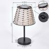 CHILLAIZA Solar table lamp LED black, 1-light source