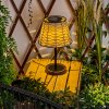 CHILLAIZA Solar table lamp LED black, 1-light source