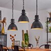 TALLAA Pendant Light black, 3-light sources