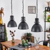 TALLAA Pendant Light black, 3-light sources