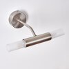 REGENSDORF mirror light matt nickel, 2-light sources
