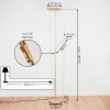 CONFLUENCIA Floor Lamp LED brass, 2-light sources