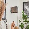 POLCURA Wall Light brown, grey, 1-light source