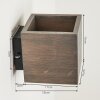 POLCURA Wall Light brown, grey, 1-light source